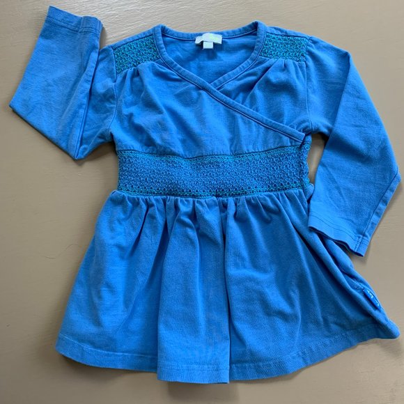 Le Top Blue Smocked Outfit 2T - Picture 2 of 7